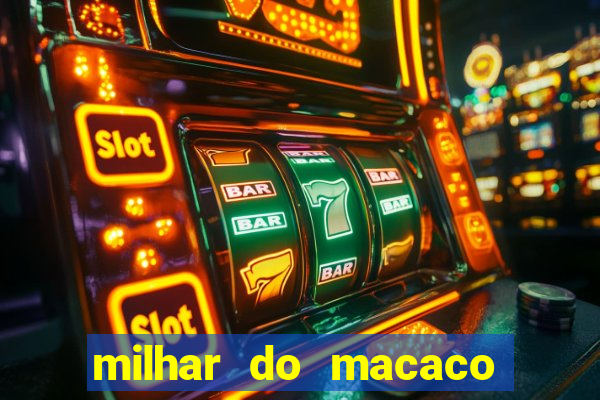 milhar do macaco que mais saem no jogo do bicho