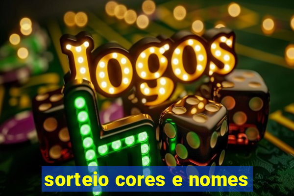 sorteio cores e nomes