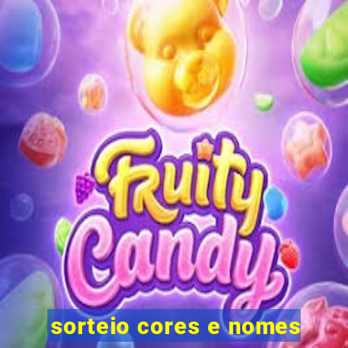 sorteio cores e nomes