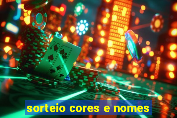 sorteio cores e nomes