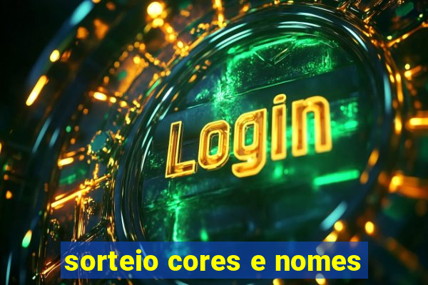 sorteio cores e nomes