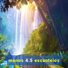 menos 4.5 escanteios