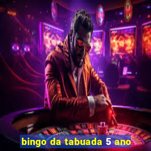 bingo da tabuada 5 ano