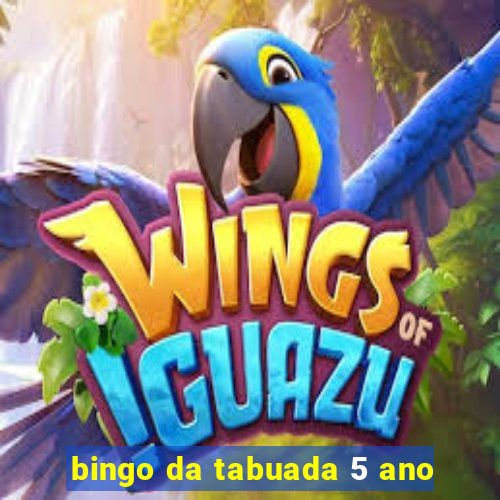 bingo da tabuada 5 ano