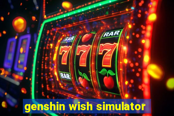 genshin wish simulator