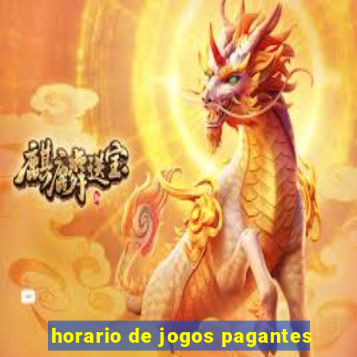 horario de jogos pagantes