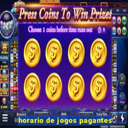 horario de jogos pagantes