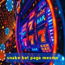 snake bet paga mesmo