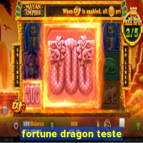 fortune dragon teste