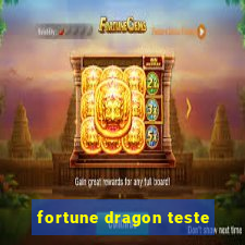 fortune dragon teste