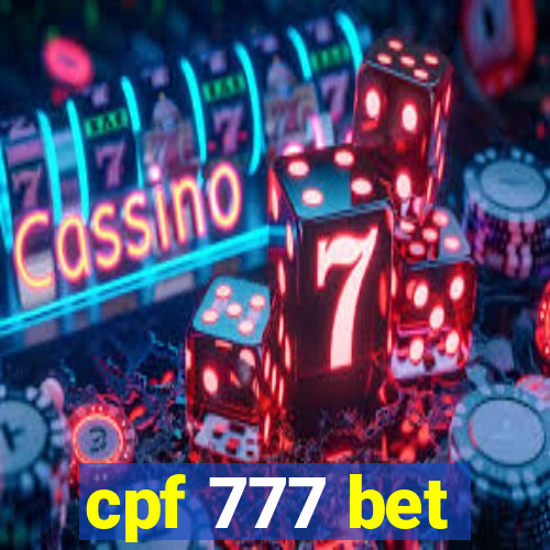 cpf 777 bet