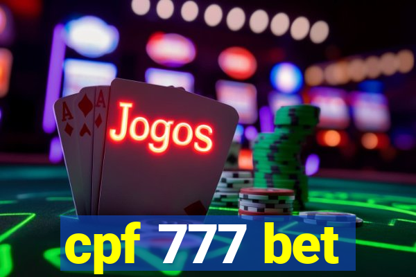 cpf 777 bet