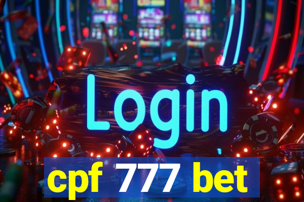 cpf 777 bet