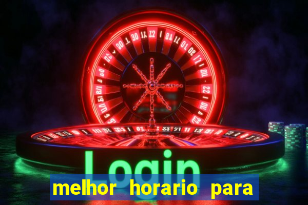 melhor horario para jogar fortune rabbit