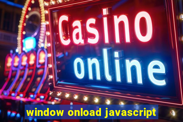 window onload javascript