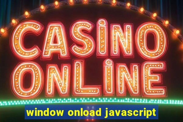 window onload javascript