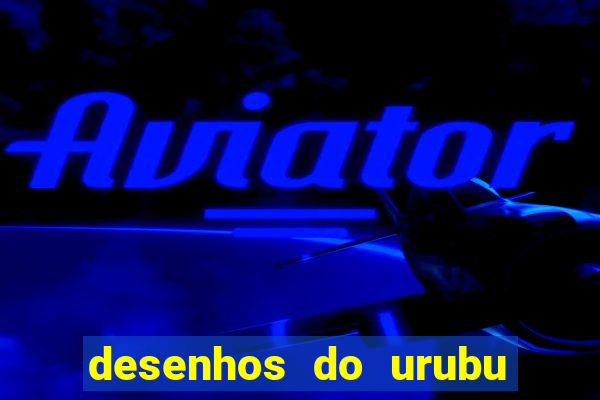 desenhos do urubu do flamengo para colorir