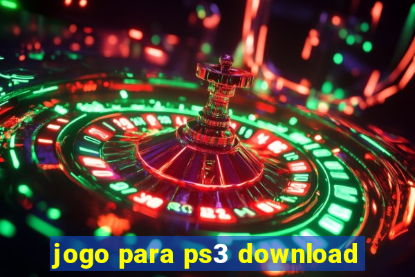 jogo para ps3 download