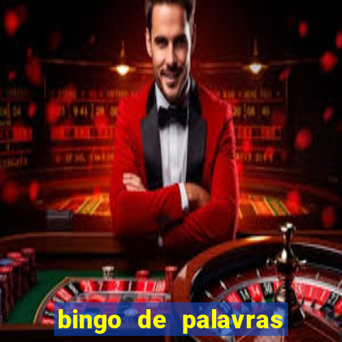 bingo de palavras cha de bebe