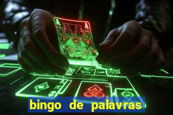 bingo de palavras cha de bebe