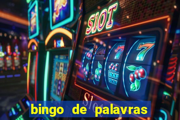 bingo de palavras cha de bebe