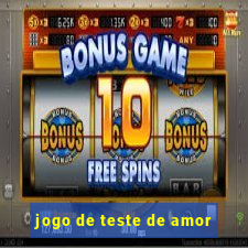 jogo de teste de amor