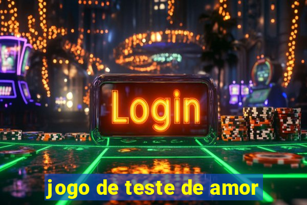 jogo de teste de amor