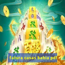 fatura casas bahia pdf