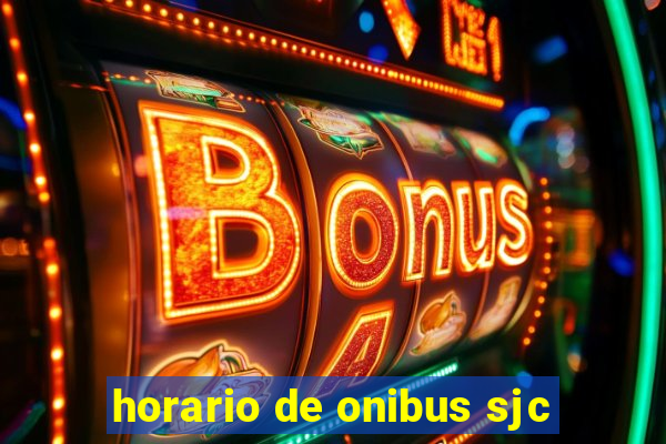 horario de onibus sjc