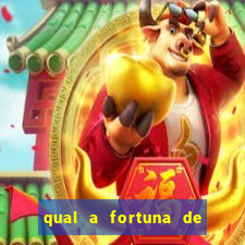 qual a fortuna de raiam santos