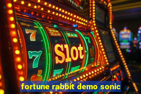 fortune rabbit demo sonic