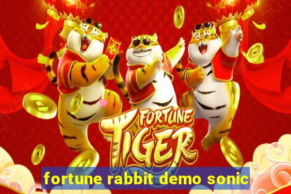 fortune rabbit demo sonic