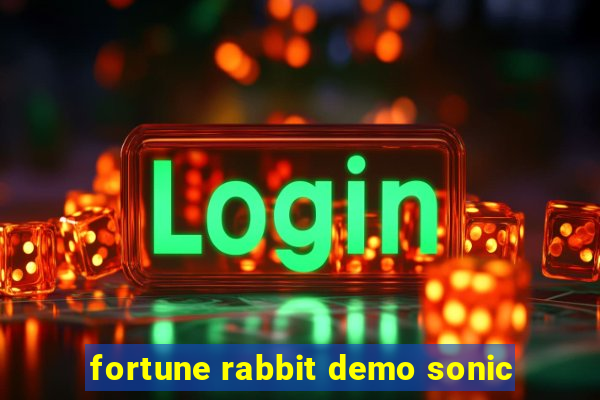 fortune rabbit demo sonic