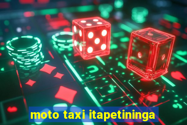 moto taxi itapetininga