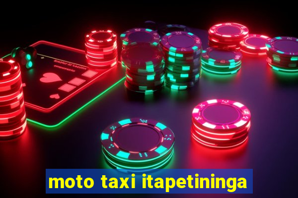 moto taxi itapetininga