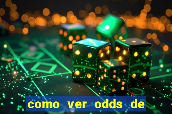 como ver odds de jogos passados