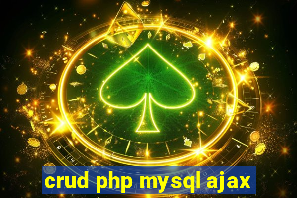 crud php mysql ajax