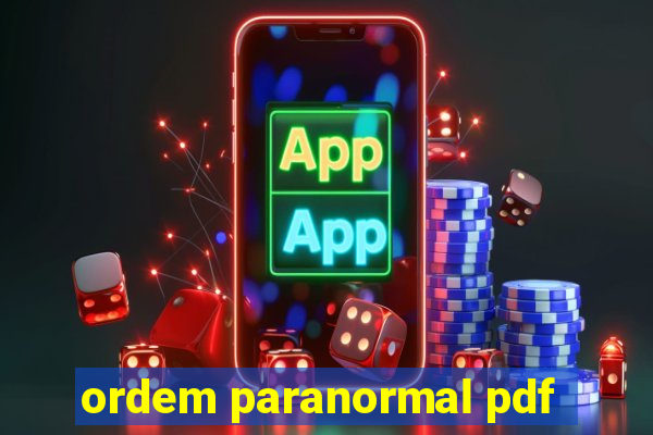 ordem paranormal pdf