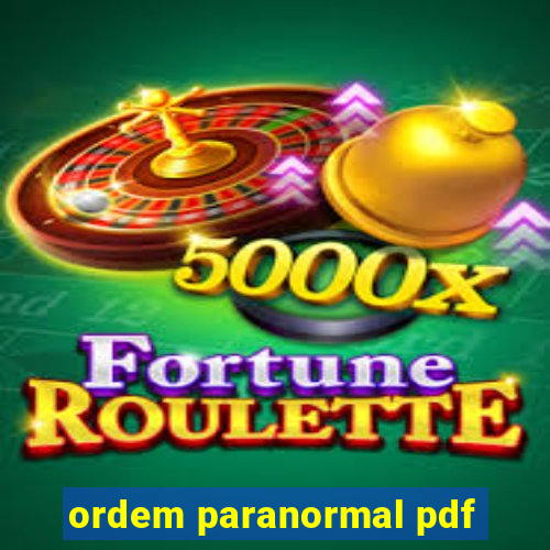 ordem paranormal pdf