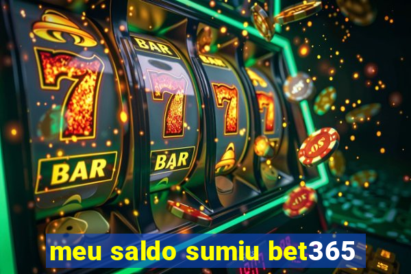 meu saldo sumiu bet365