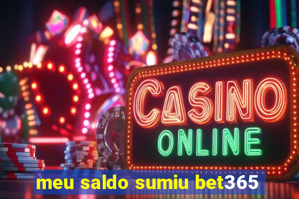 meu saldo sumiu bet365