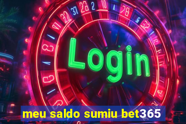 meu saldo sumiu bet365