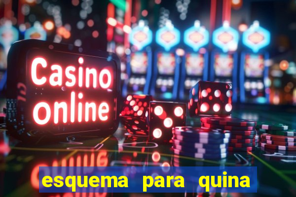 esquema para quina com 20 dezenas