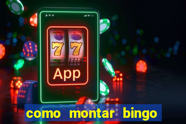 como montar bingo brinquedos toia