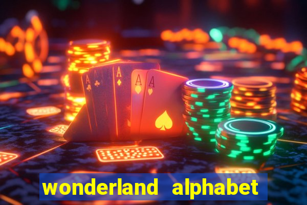 wonderland alphabet comic studio