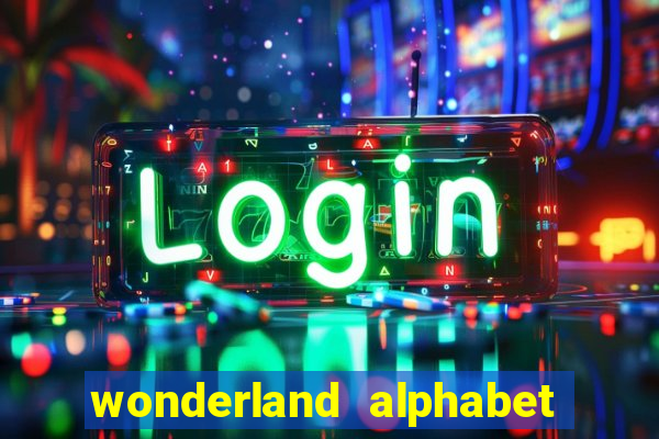 wonderland alphabet comic studio