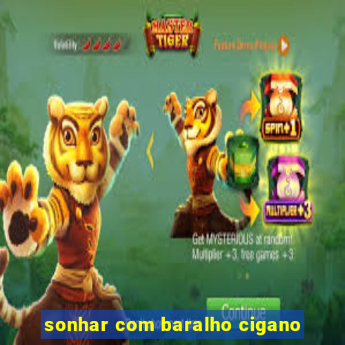 sonhar com baralho cigano