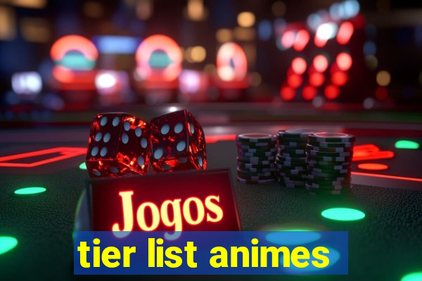 tier list animes