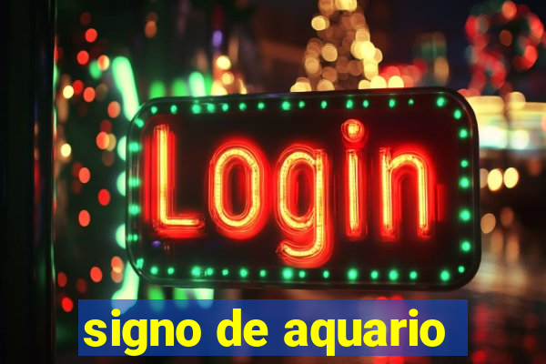 signo de aquario