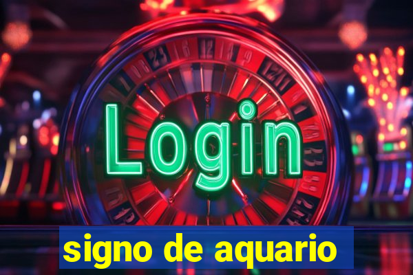 signo de aquario